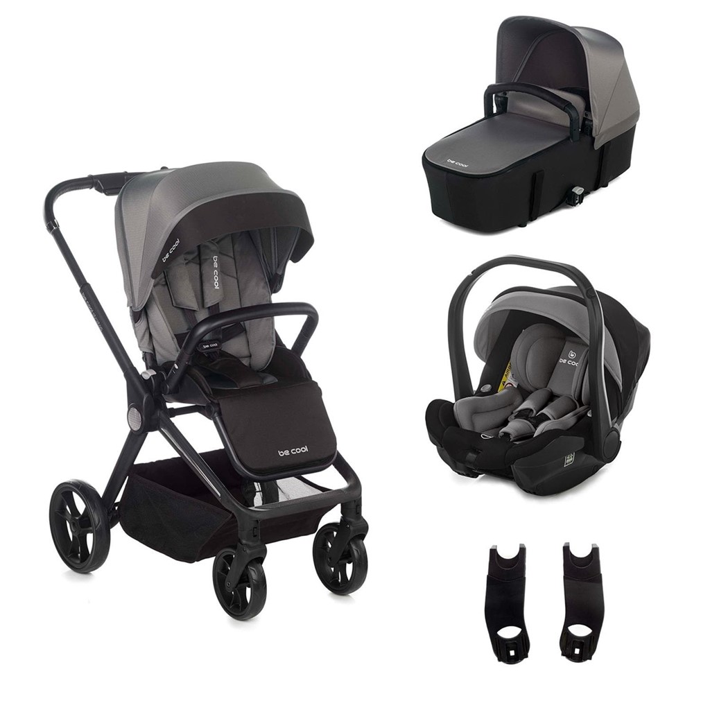 Foto 3 Cochecito Stratos de Be Cool (silla+ capazo Stratos+ Travel carrier+ conectores)